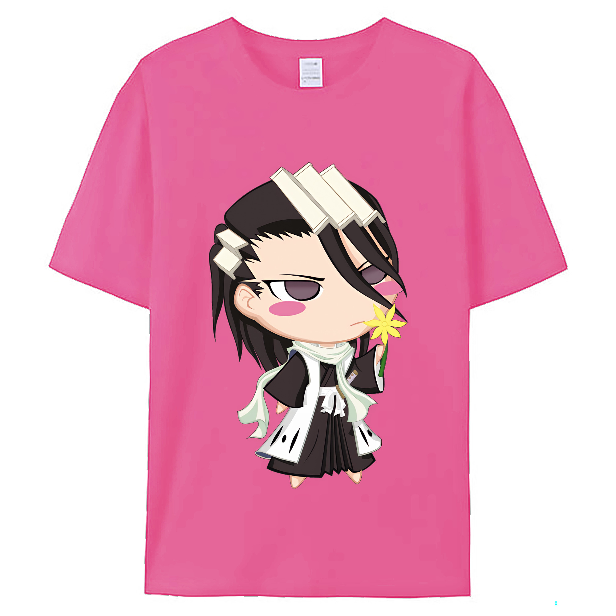 （画像用） ブリーチ くちき びゃくや BLEACH Kuchiki Byakuya レディースカジュアルプリントTシャツ（綿100％）
